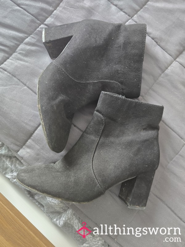 Black Ankle Boots Free Post Uk