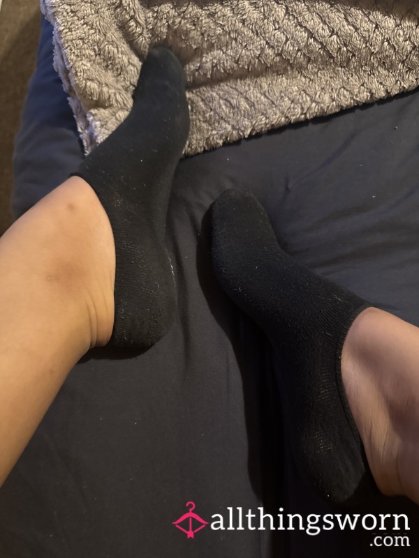 Black Ankle Socks
