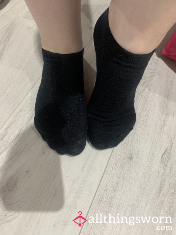 Black Ankle Socks