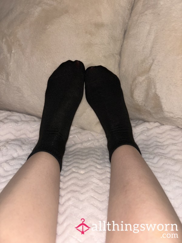 Black Ankle Socks
