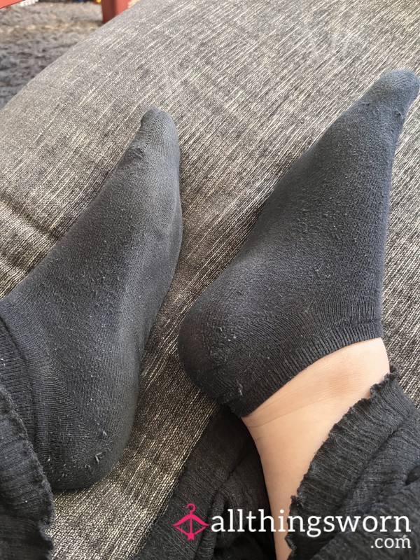 Black Ankle Socks