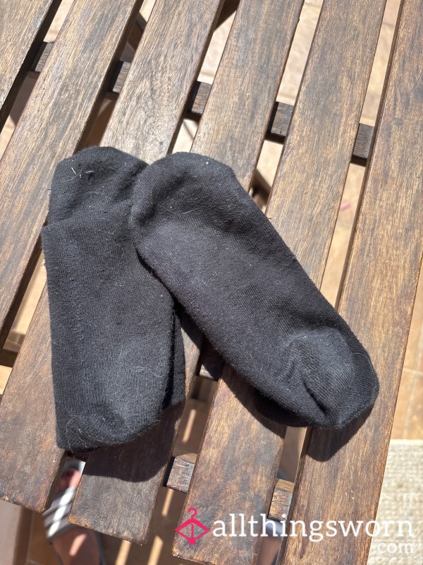Black Ankle Socks