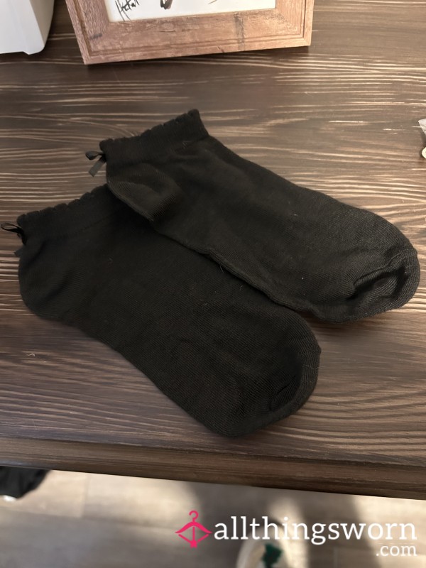 Black Ankle Socks