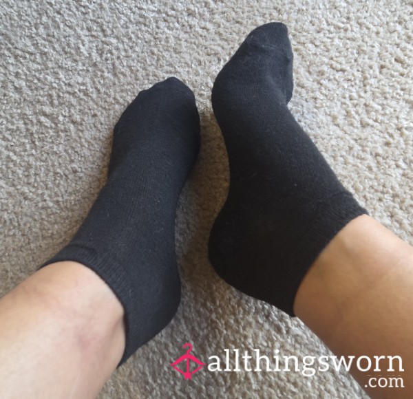 Black Ankle Socks