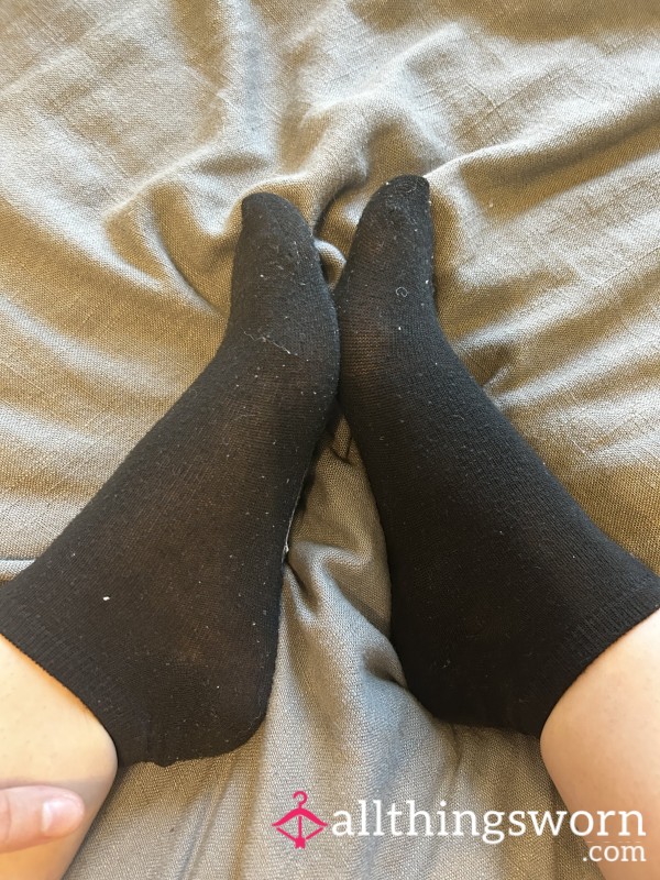 Black Ankle Socks