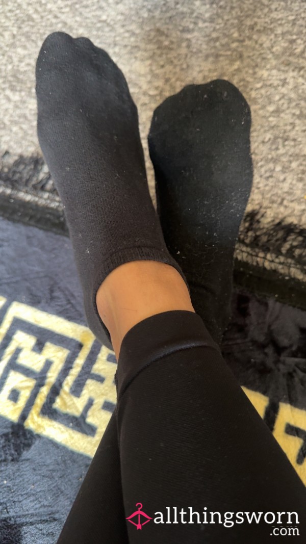 Black Ankle Socks