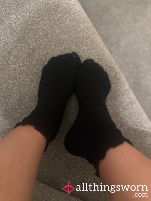 Black Ankle Socks