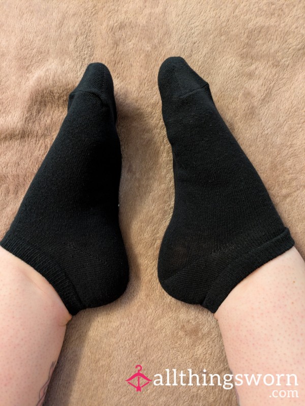 Black Ankle Socks - 24 Hours Wear Included In Price