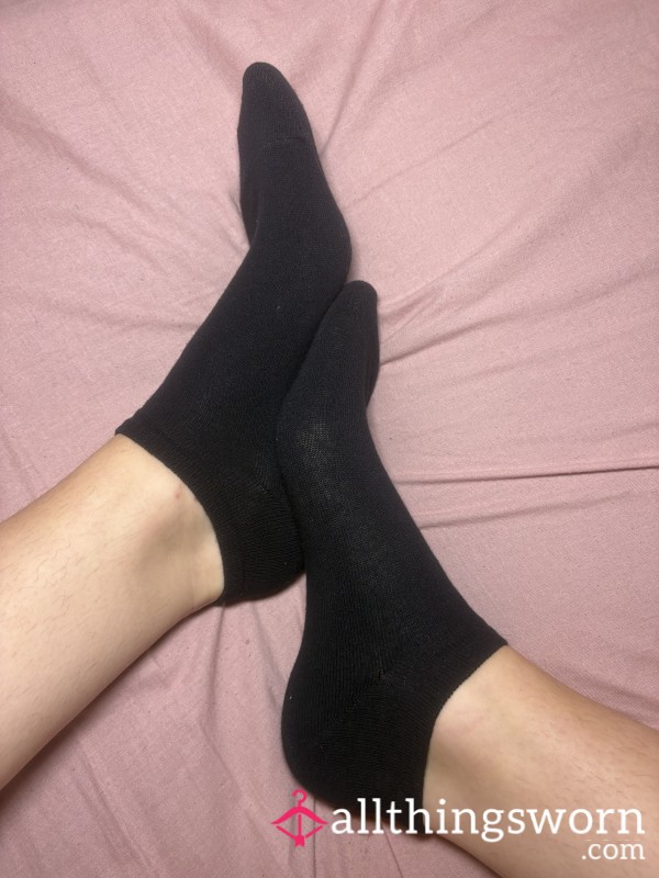 Black Ankle Socks