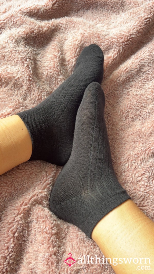 Black Ankle Socks