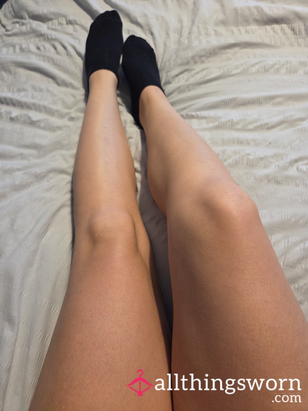 Black Ankle Socks 24h Wear