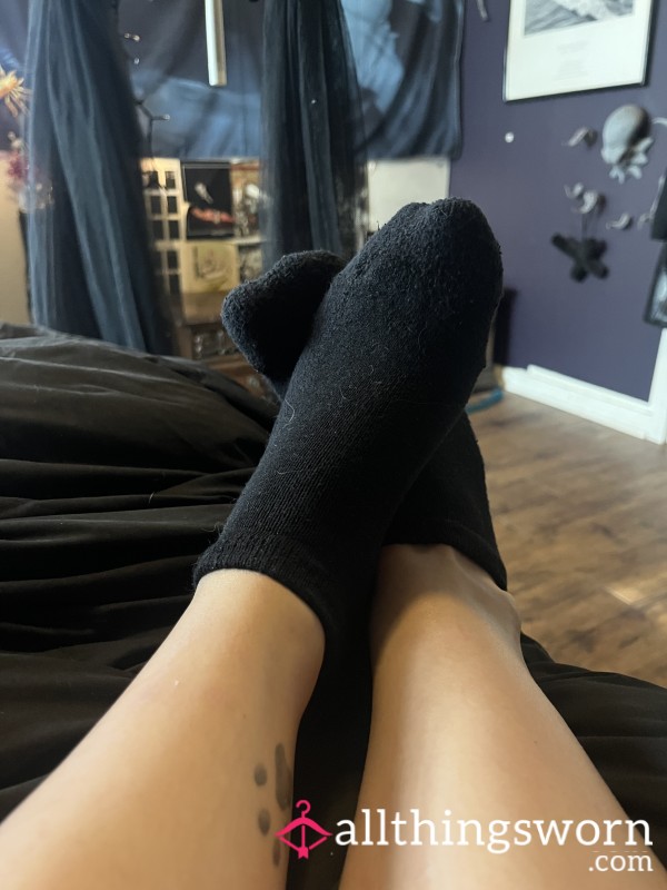 Black Ankle Socks
