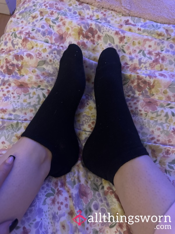 Black Ankle Socks