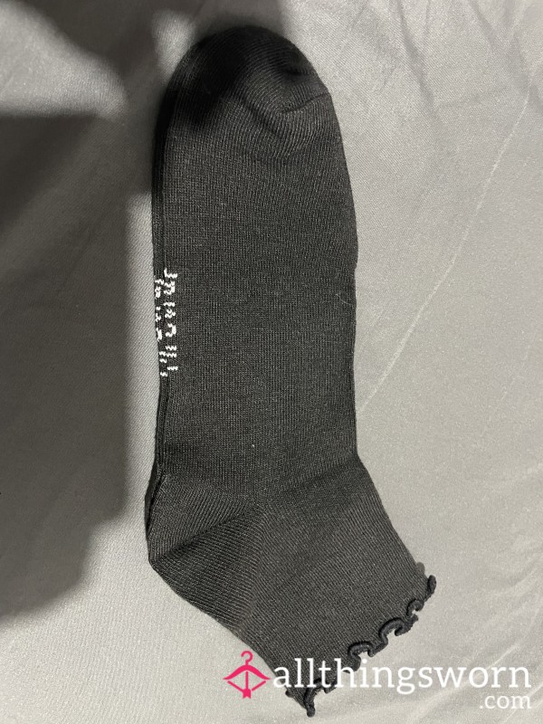 Black Ankle Socks