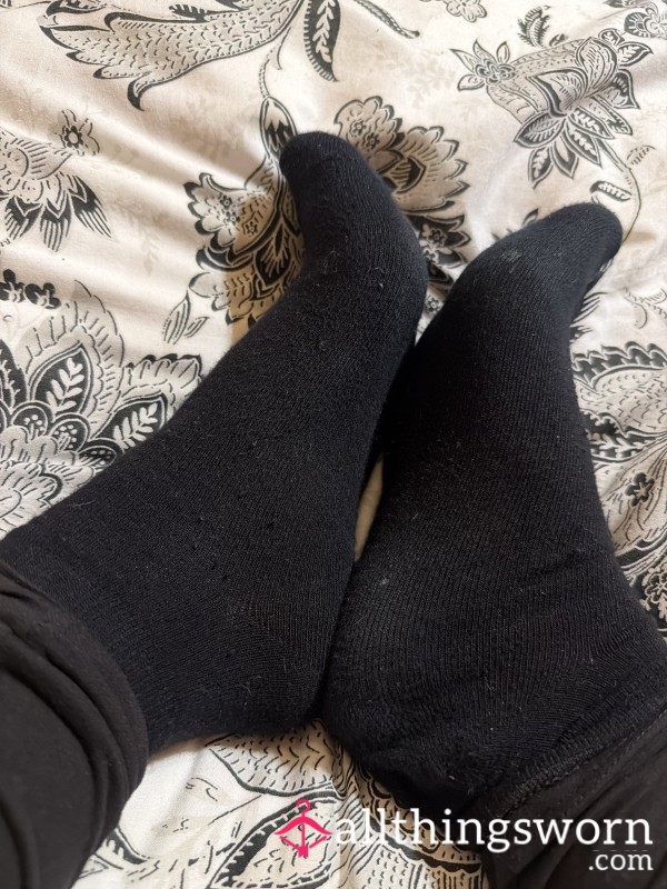 Black Ankle Socks