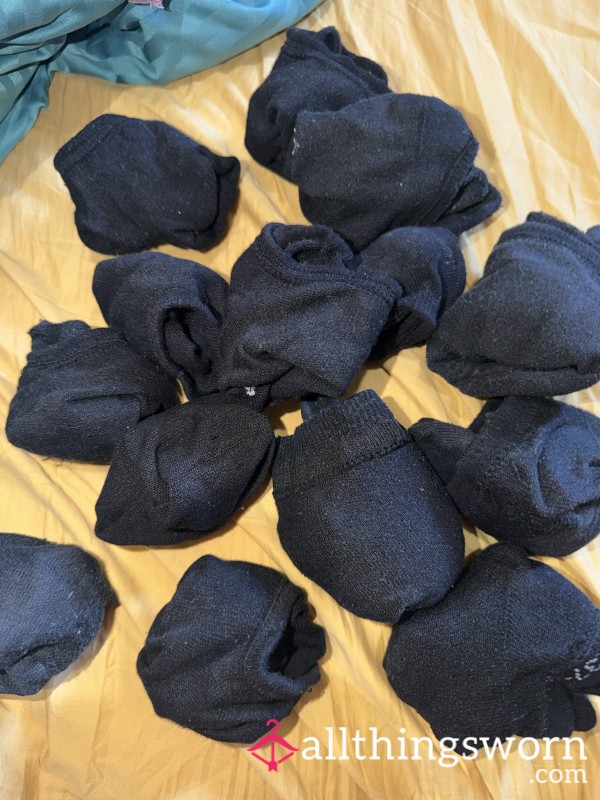 Black Ankle Socks