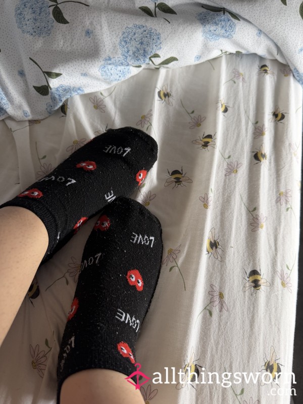 Black Ankle Socks