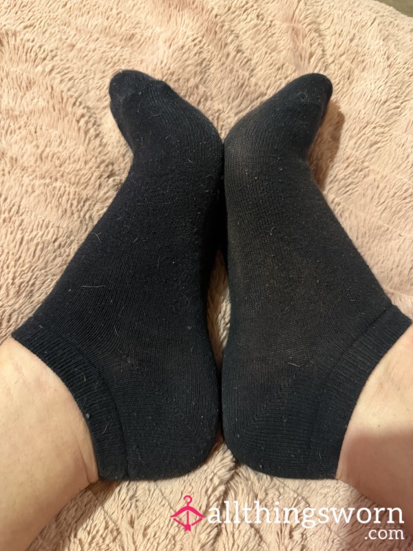 Black Ankle Socks