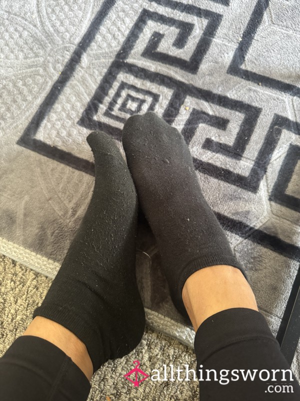 Black Ankle Socks