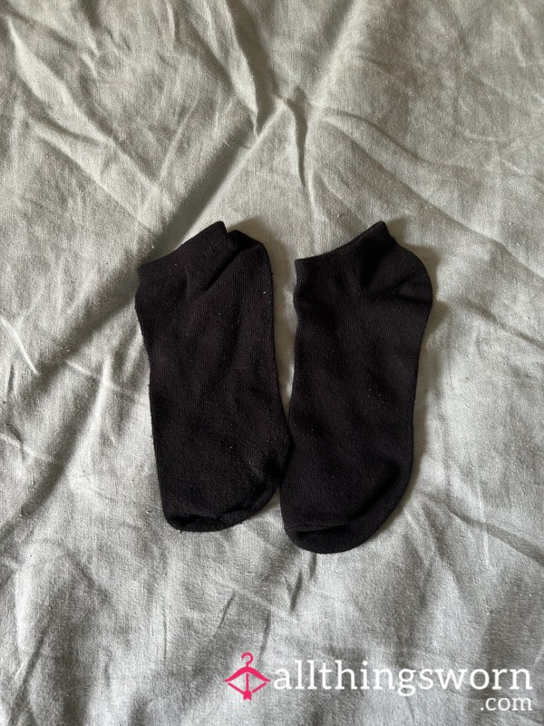 🖤 Black Ankle Socks - 3 Day Wear 🖤