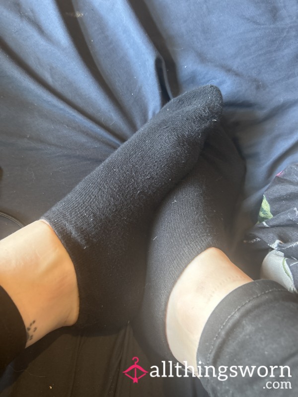 Black Ankle Socks 3 Days
