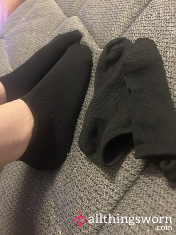 Black Ankle Socks