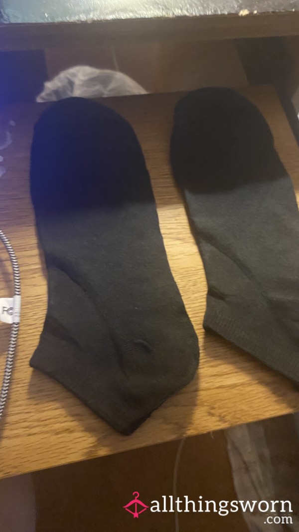 Black Ankle Socks