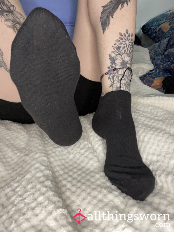 Black Ankle Socks. 🧦 48 Hours Wear