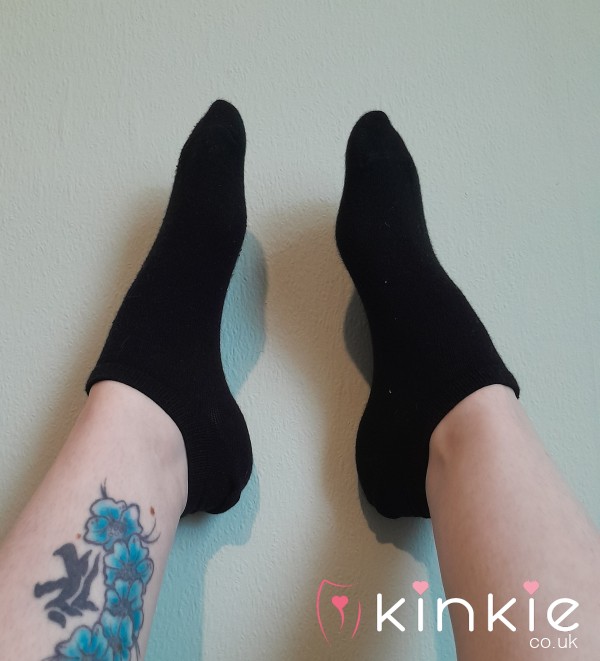 ❤ Black Ankle Socks ❤ ⭐48 Hour Wear (or Longer On Request)⭐