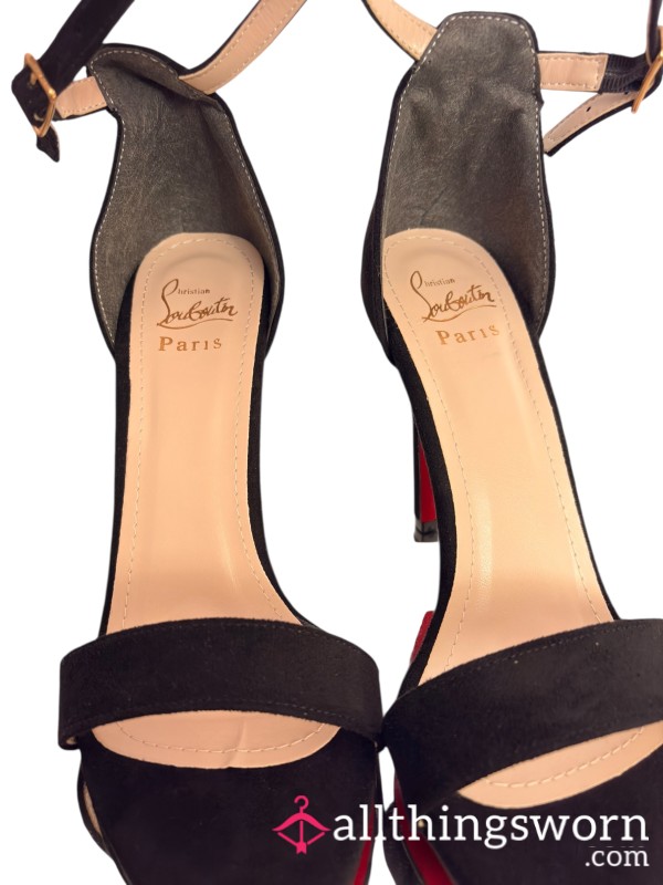 Black Ankle-Strap Heels – Size39