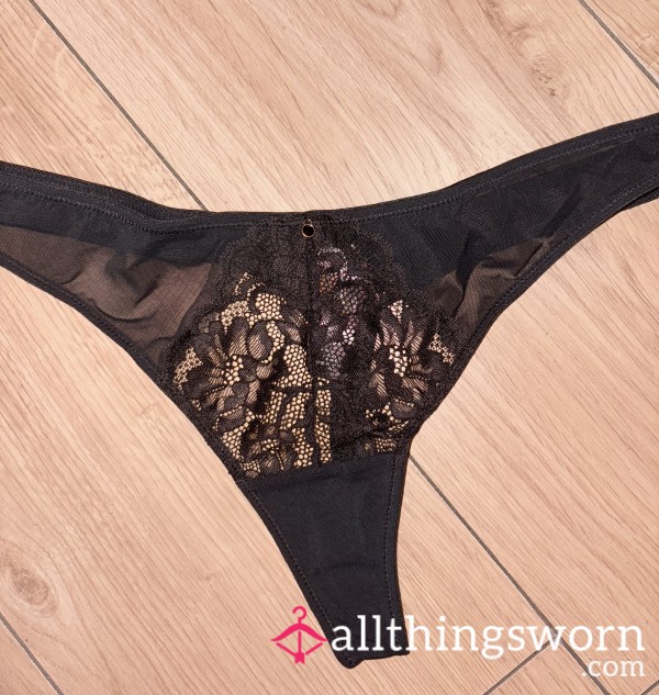 Black Ann Summers Thong