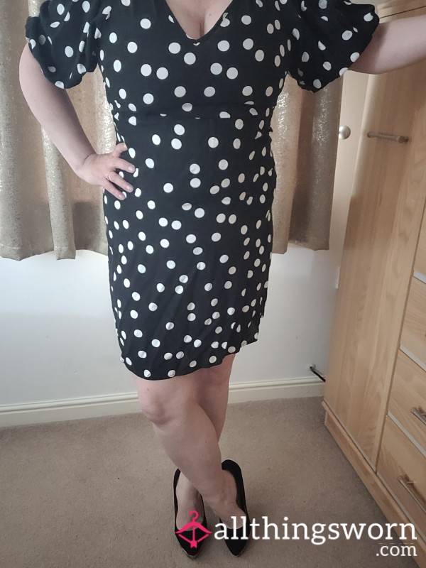 Black Ant White Spotty Dress