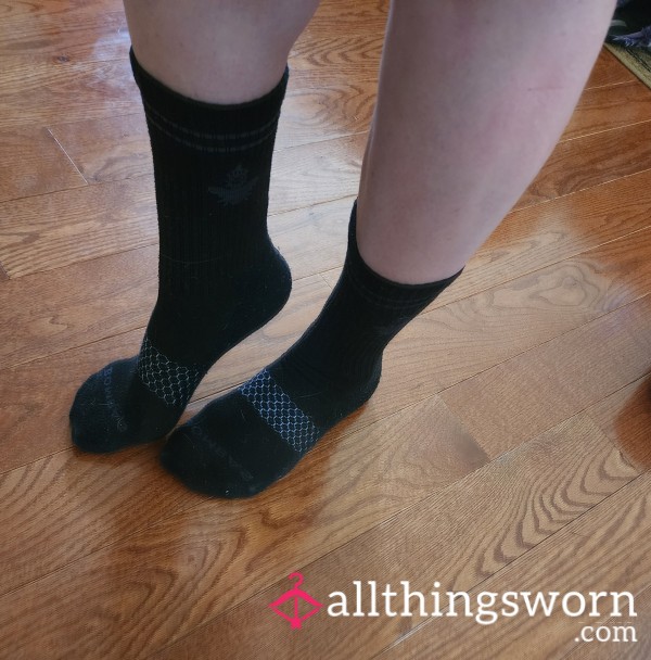 Black Athletic Socks