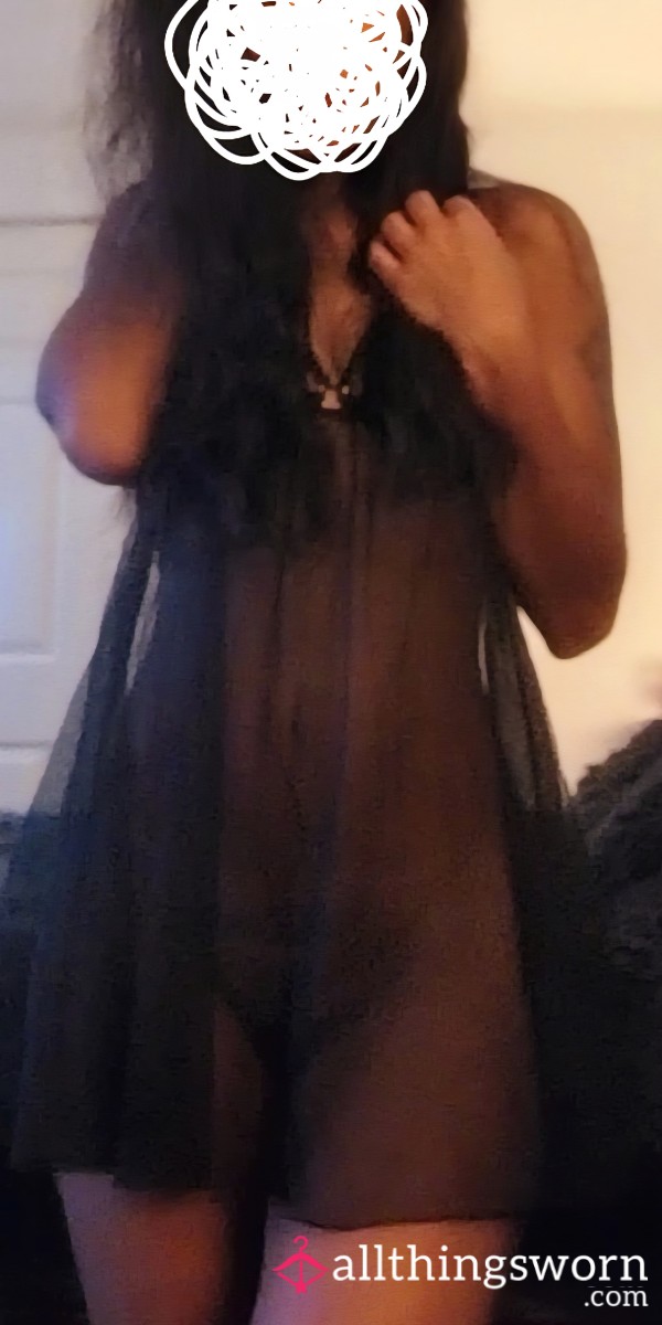 Black Babydoll Soft, Worn & Tempting