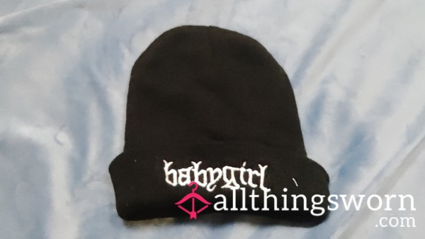 🖤 Black “Babygirl” Gothic Beanie 🖤