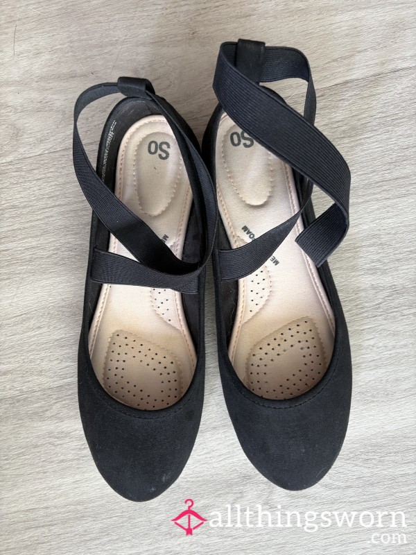 Black Ballet Slippers