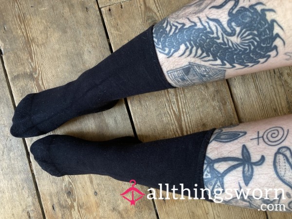 Black Bamboo Socks