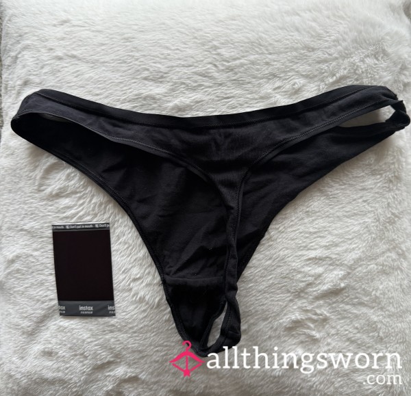 Black Basic Thong! My Favorite! 😍