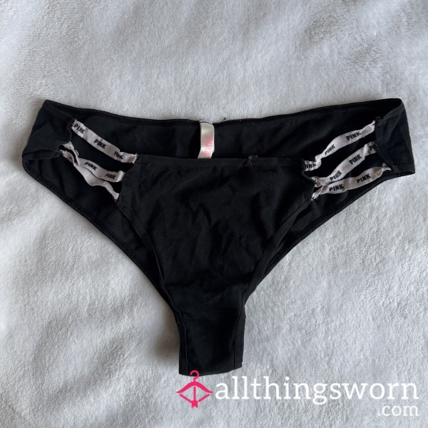 Black With White Strap Bikinis