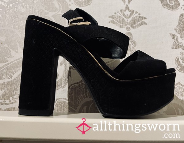 Black Block Heel