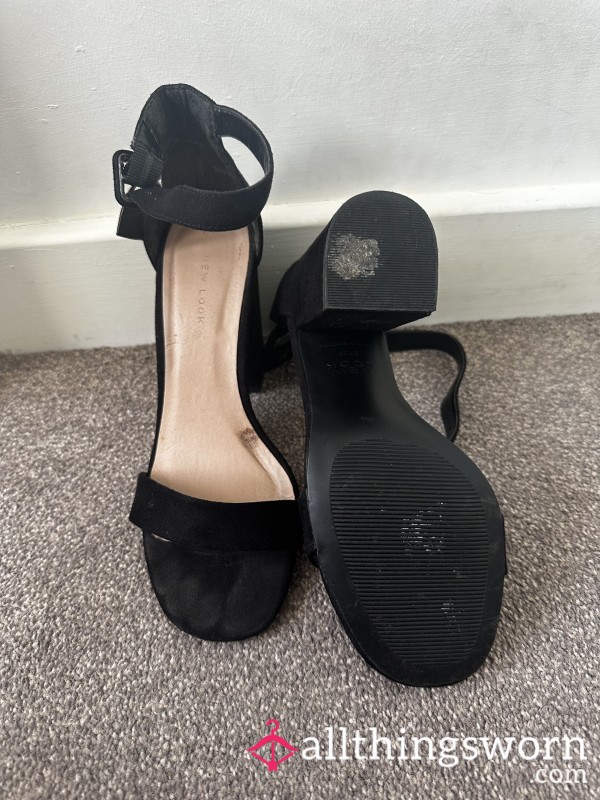 Black Block Heels