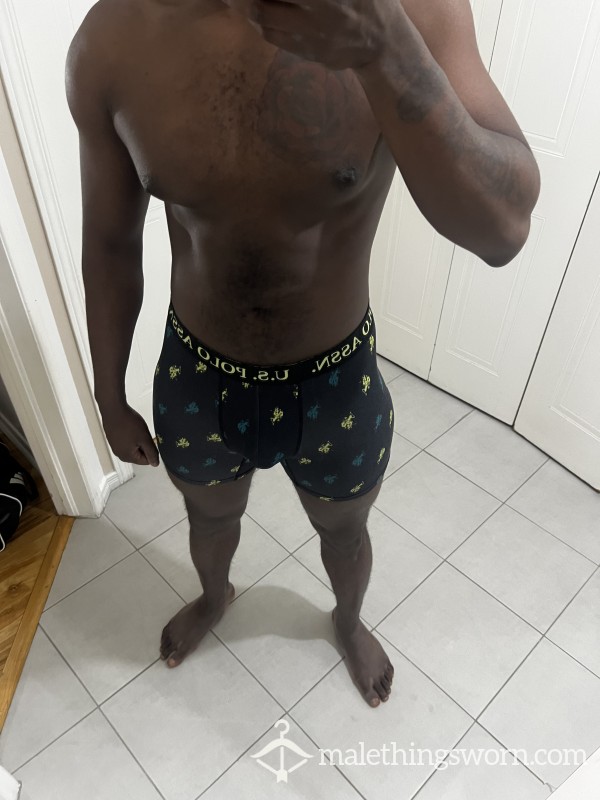 Black, Blue And Yellow POLO Boxers