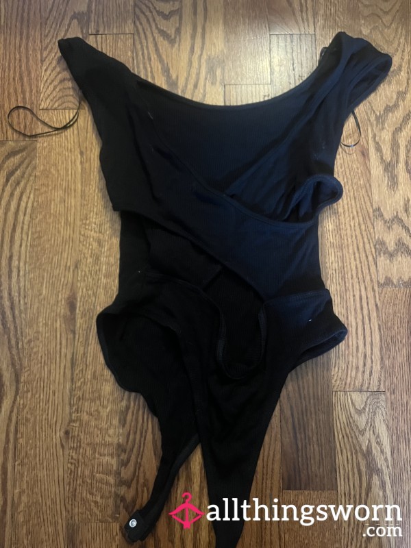 Black Body Suit; Size Large