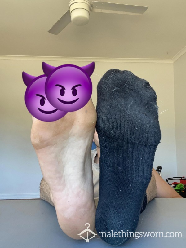 Black Boot Socks