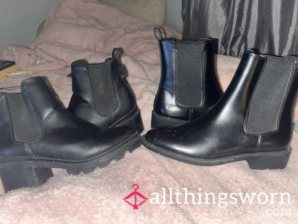 Black Boots Ready To Destroy