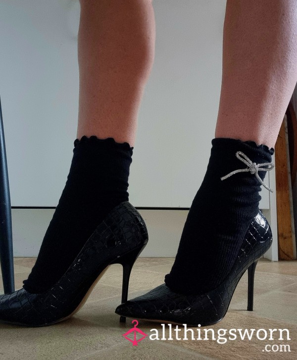 Black Bow Sox 🖤