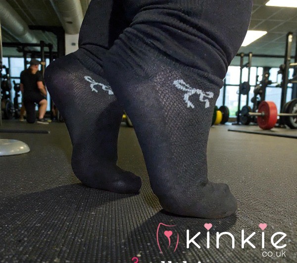 Black Bow Trainer Socks 48hr Wear