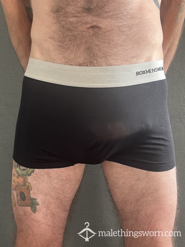 Black Box Menswear Nearly See Through Boxer-Trunks (Small)