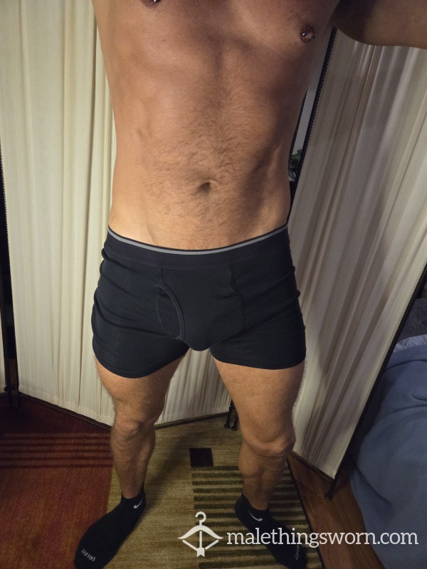 Black Box/Briefs With Cut In Rear
