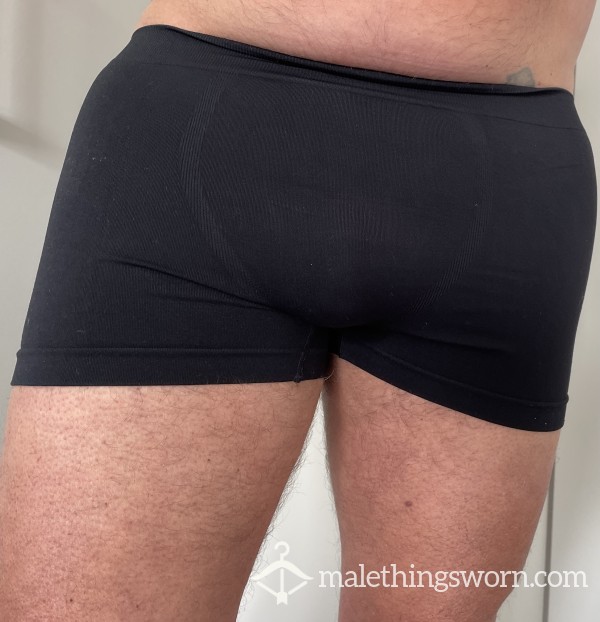 Black Boxer Shorts.  Ready For Your Requests